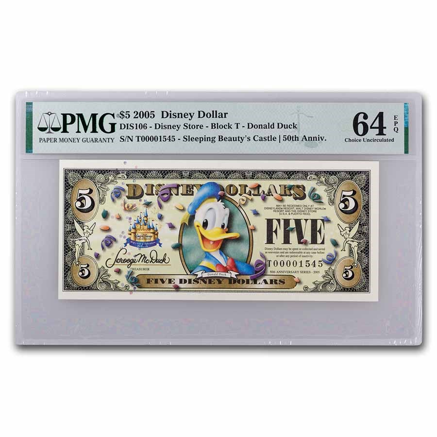 2005 $5.00 (T) Donald Duck CU-64 EPQ (DIS#106)