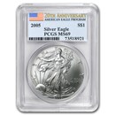 2005 American Silver Eagle MS-69 PCGS (20th Anniv)