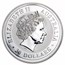 2005 AUS 1 kilo Silver Colorized Year of the Rooster BU-Coin Only