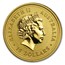 2005 Australia 1/10 oz Gold Lunar Rooster BU (Series I)
