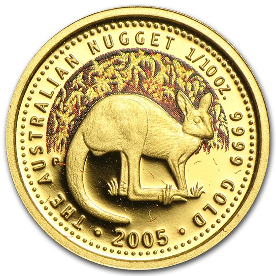 2005 Australia 1/10 oz Proof Gold Nugget 2005 Australia 1/10 oz Proof Gold Nugget
