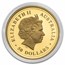 2005 Australia 1/2 Gold Nugget Colorized BU