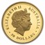 2005 Australia 1/2 Gold Nugget Colorized BU