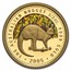 2005 Australia 1/2 Gold Nugget Colorized BU