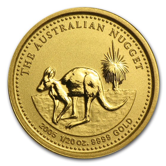 2005 Australia 1/20 oz Gold Nugget 2005 Australia 1/20 oz Gold Nugget