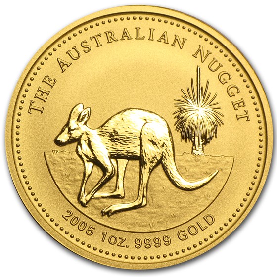 2005 Australia 1 oz Gold Nugget BU 2005 Australia 1 oz Gold Nugget BU