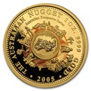 2005 Australia 1 oz Proof Gold Nugget