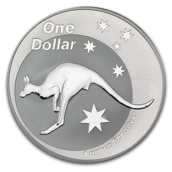 2005 Australia 1 oz Silver Kangaroo (Light Abrasions) 2005 Australia 1 oz Silver Kangaroo (Light Abrasions)