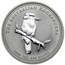 2005 Australia 1 oz Silver Kookaburra BU