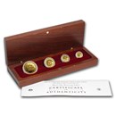 2005 Australia 4-Coin Gold Nugget Proof Set
