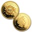 2005 Australia 5-Coin Gold Nugget Proof Set