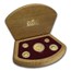 2005 Australia 5-Coin Gold Nugget Proof Set