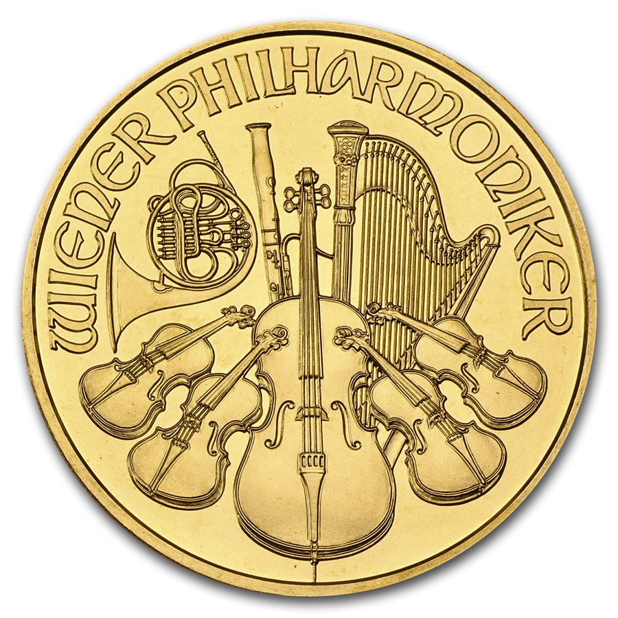 2005 Austria 1 oz Gold Philharmonic BU