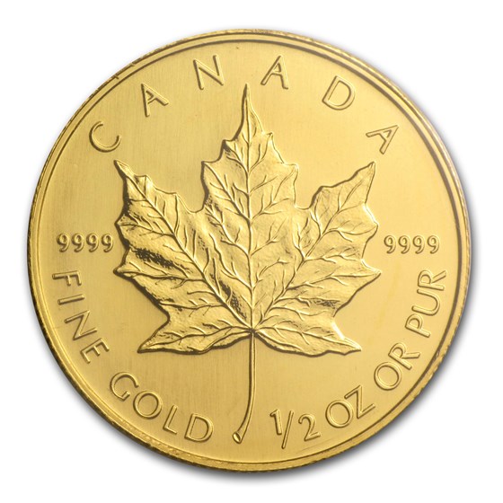 2005 Canada 1/2 oz Gold Maple Leaf BU 2005 Canada 1/2 oz Gold Maple Leaf BU