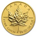 2005 Canada 1/4 oz Gold Maple Leaf BU