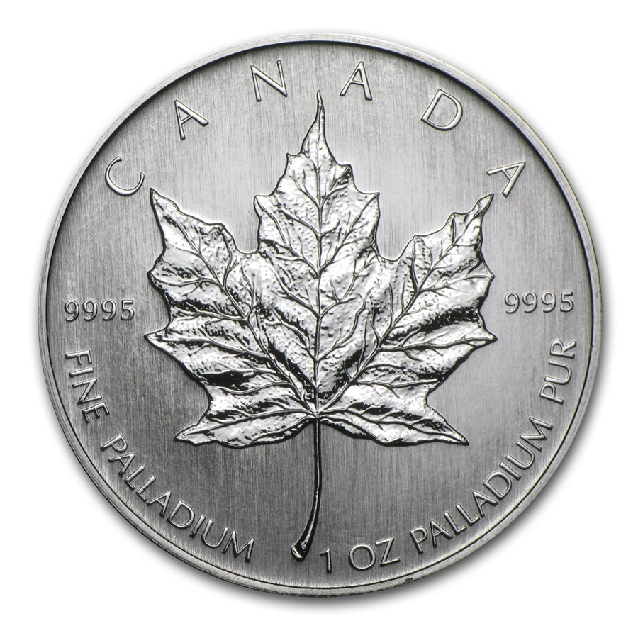 2005 Canada 1 oz Palladium Maple Leaf BU (Inaugural Issue)