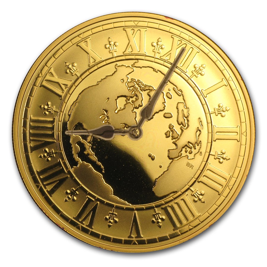 2005 Canada Proof Gold $300 120th Anniv of Standard Time