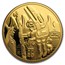 2005 Canada Proof Gold $300 Welcome Figure Totem Pole