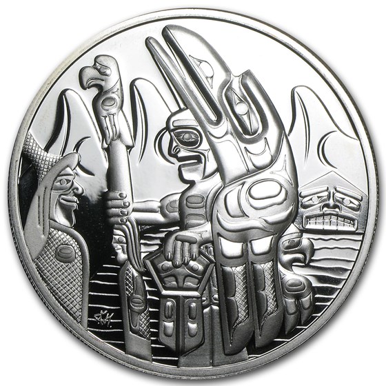 2005 Canada Silver $30 Totem Pole Proof 2005 Canada Silver $30 Totem Pole Proof