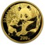 2005 China 1/2 oz Gold Panda MS-69 PCGS