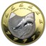 2005 Cook Islands Gold/Silver $150 Great White Shark Proof