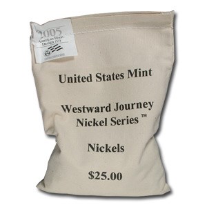 2005-D American Bison Nickel $25 U.S. Mint Sealed Bag 2005-D American Bison Nickel $25 U.S. Mint Sealed Bag