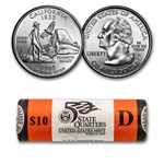 2005-D California State Quarter 40-Coin Roll BU (Mint Wrapped)