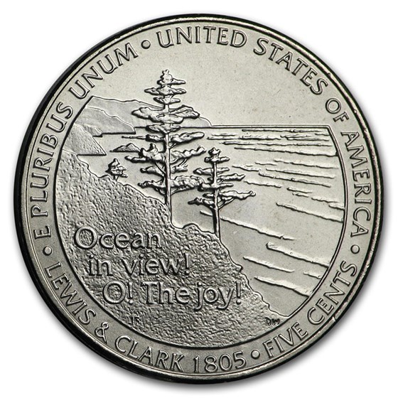 2005-D Jefferson Nickel Ocean in View BU