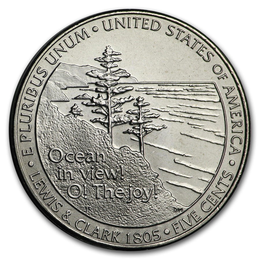 2005 D Nickel Ocean In View
