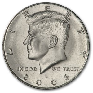2005-D Kennedy Half Dollar (Special Satin Finish) 2005-D Kennedy Half Dollar (Special Satin Finish)