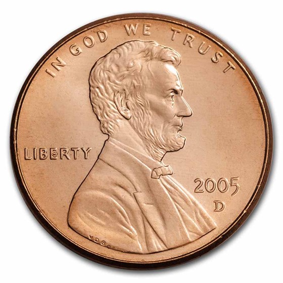 2005-D Lincoln Cent BU (Red) 2005-D Lincoln Cent BU (Red)