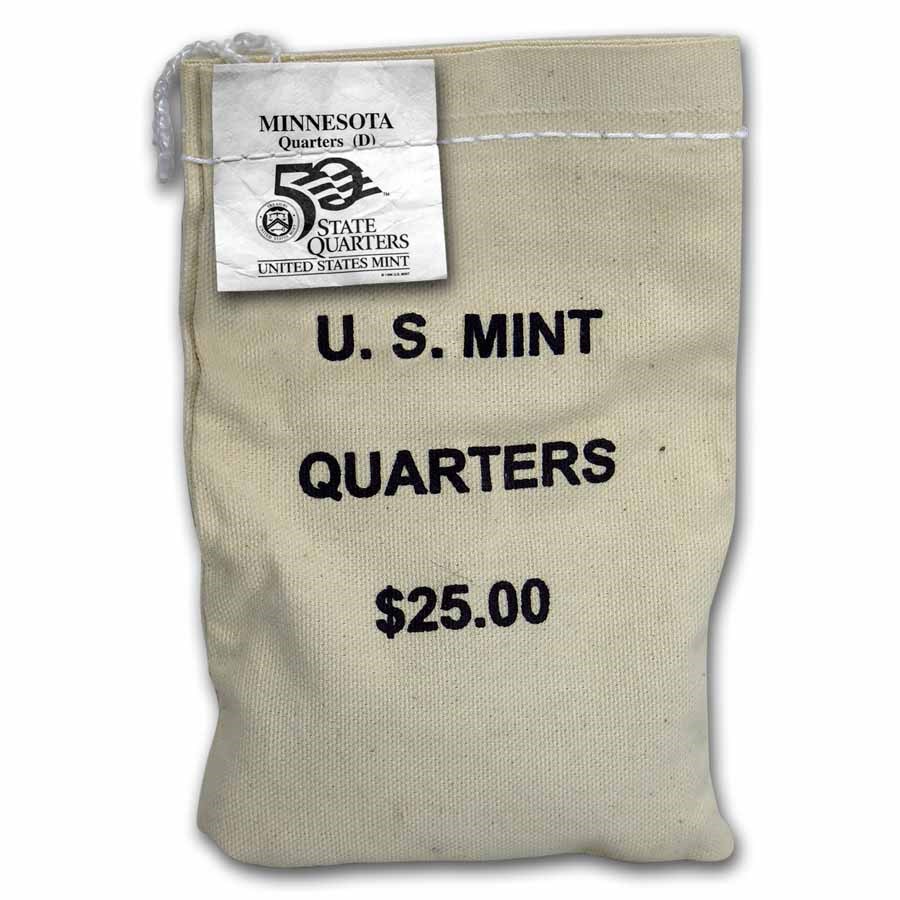 2005-D Minnesota State Quarter $25 Sealed Mint Bag BU