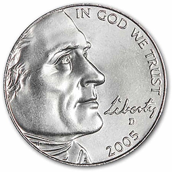 2005 D Nickel Ocean In View Buy 2005-D Ocean in View Nickel 40-coin Mint Wrapped Roll BU | APMEX