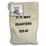 2005-D Oregon State Quarter $25 Sealed Mint Bag BU