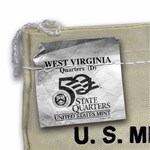 2005-D West Virginia State Quarter $25 Sealed Mint Bag BU