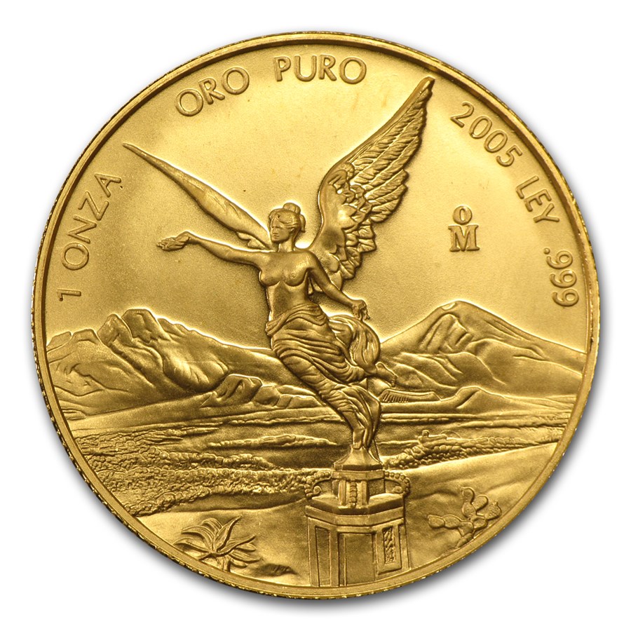 2005 Mexico 1 oz Gold Libertad BU