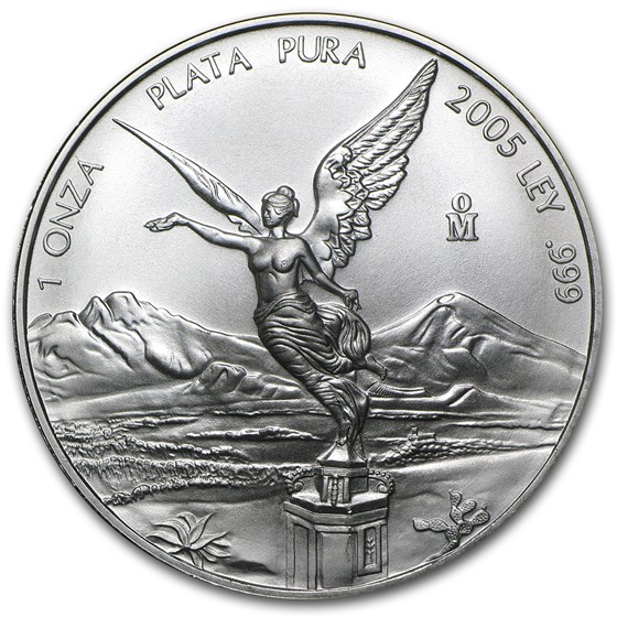 2005 Mexico 1 oz Silver Libertad BU 2005 Mexico 1 oz Silver Libertad BU