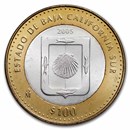 2005 Mexico Bimetallic 100 Pesos Baja Calif. Sur BU (1st Edition)