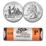 2005-P California Statehood Quarter 40-Coin Roll (Mint Wrapped)