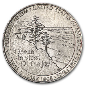 BU 2005-P  Westward Journey Ocean View  $2 Roll Nickels 