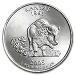 2005-P Kansas Statehood Quarter 40-Coin Roll (Mint Wrapped)