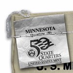 2005-P Minnesota State Quarter $25 Sealed Mint Bag BU