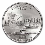 2005-P Minnesota Statehood Quarter 40-Coin Roll BU
