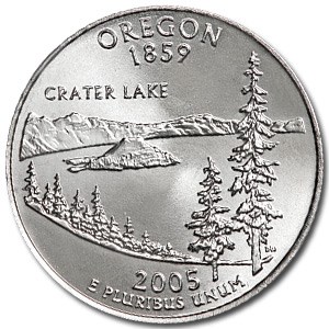 2005-P Oregon State Quarter BU