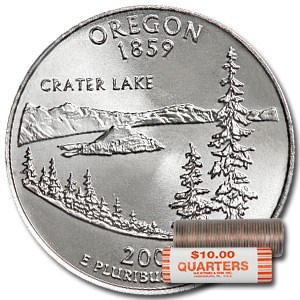 2005-P Oregon Statehood Quarter 40-Coin Roll BU