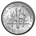 2005-P Roosevelt Dime 50-Coin Roll BU