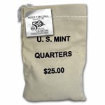 2005-P West Virginia State Quarter $25 Sealed Mint Bag BU