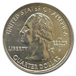 2005-P West Virginia State Quarter MS-65 NGC (Die Break @ 4:00)