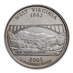 2005-P West Virginia Statehood Quarter 40-Coin Roll BU