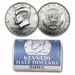2005-P&D Kennedy Half Dollar 20-Coin 2 Rolls Set (Mint Wrapped)
